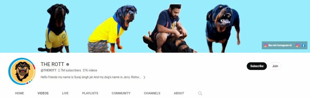 Rajveer Chaudhary's Youtube channel