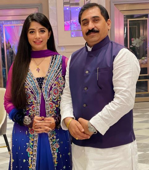 Snehal Rai Wiki, Biography, Age, Husband, Family, Kids, Height, Religion, Net Worth & More 5 Snehal with her husband Madhvendra Rai