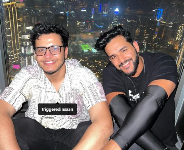 Abhishek Malhan (Fukra Insaan) Wiki, Age, Girlfriend, Bigg Boss OTT, Parents, Brother, Height, Wife, Net worth & More 7 Abhishek with his brother Nischay Malhan