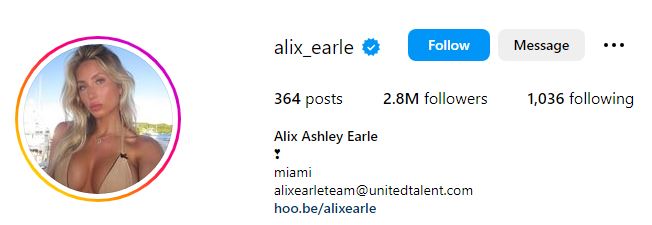 Alix Earle Wiki, Boyfriend, Age, Height, Net Worth, Family, Biography & More 11 Alix Earle's IG profile