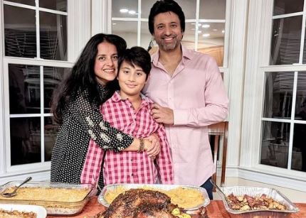 Anjali Jathar (Actress) Biography, Husband, Children, Age, Family, Movies, Wiki & More 7 Anjali with her husband Kaushik Paul and son Riaan