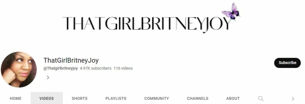 Britney Joy (TikTok Star) Biography, Age, Wiki, Husband, Family, Car Accident & More 6 Britney's Youtube channel