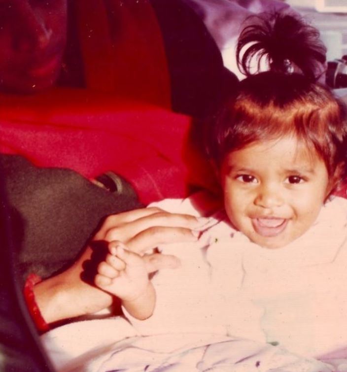 Childhood photo of Debbii
