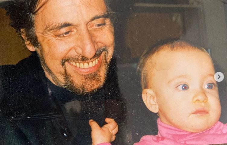 Olivia Pacino (Al Pacino's Daughter) Wiki, Age, Disability, Mother, Boyfriend, Net Worth, Biography & Facts 2 Childhood photo of Olivia with her dad Al Pacino
