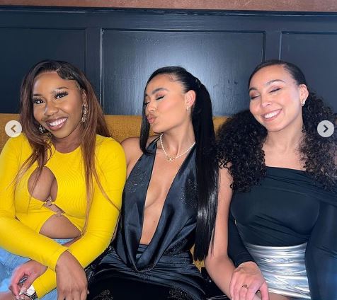 Ella Thomas and her friends