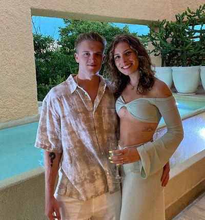 Joe Bartolozzi with his girlfriend Brooke Armitage