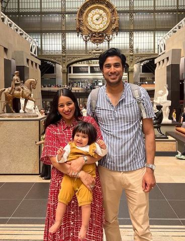 Sabrina Siddiqui with her family