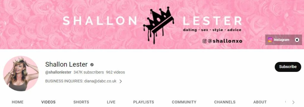 Shallon Lester Wiki, Age, Net Worth, Husband, Kids, Family, Height, Biography & More 7 Shallon Lester Youtube channel