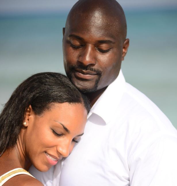 Annemarie Wiley with her husband Marcellus Wiley