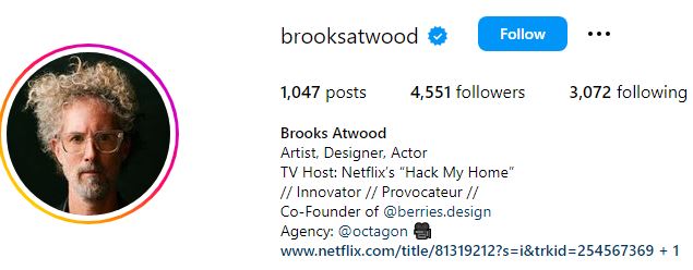 Brooks Atwood Age, Wiki, Wife, Kids, Net worth, Family, Biography & More 11 Brooks Atwood's Instagram account
