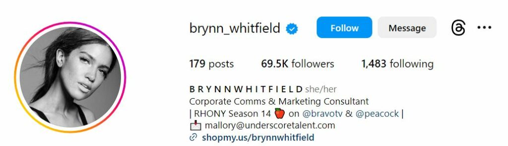 Brynn Whitfield Age, Height, Parents, Husband, Biography, Wiki, Net Worth & More 9 Brynn Whitfield's Instagram account