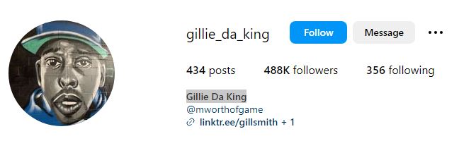Gillie Da Kid Wiki: Age, Net Worth, Wife, Family, Height, Songs, Biography & More 6 Instagram Profile of Gillie Da Kid
