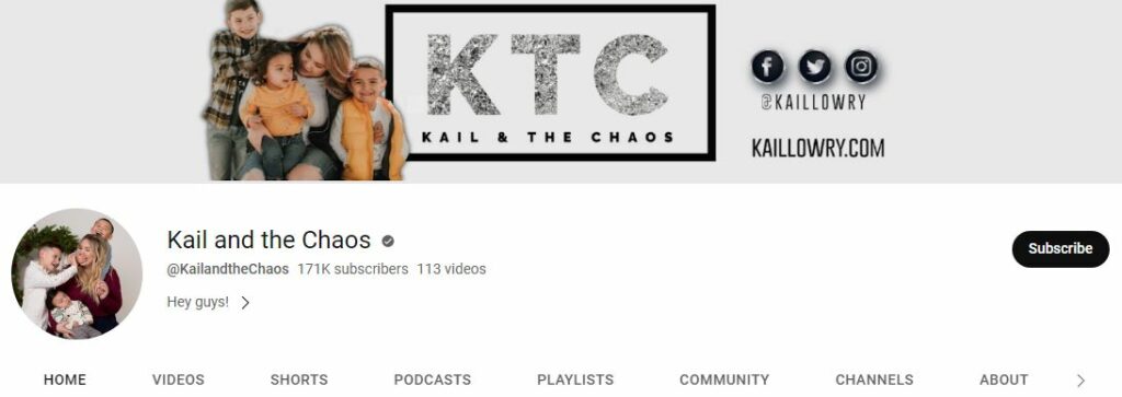 Kailyn Lowry Wiki, Age, Net Worth, Kids, Husband, Boyfriend, Baby Daddy, Family, Height & More 5 Kailyn Lowry's Youtube channel
