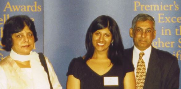 Roshena Campbell (Barrister at Victorian Bar) Age, Husband, Kids, Net worth, Family, Biography & More 3 Roshena with her parents