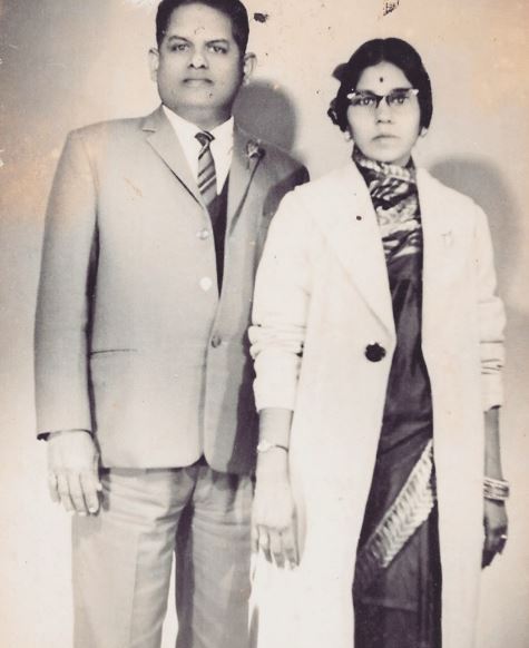 A photo of Ambareesh's parents
