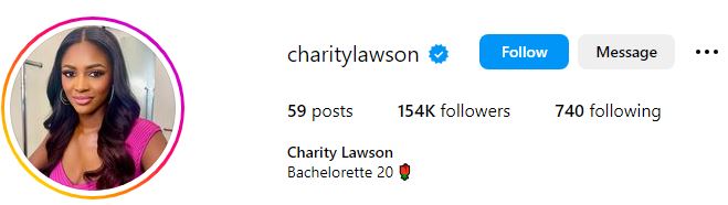Charity Lawson Height, Age, Birthday, Boyfriend, Parents, BIO, WIKI, Net Worth & More 10 Charity Lawson's Instagram account
