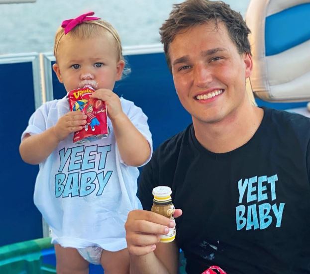 Chris Rooney with his niece