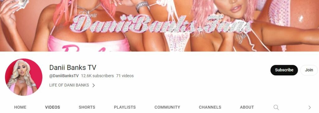 Danii Banks Age, Height, Weight, Boyfriend, Controversy, Parents, Net worth & More 4 Danii Banks' Youtube channel