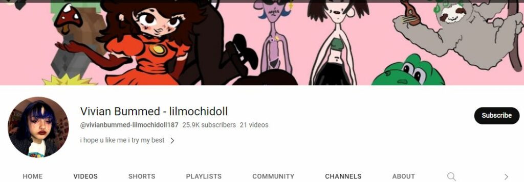 Lilmochidoll Wiki, Age, Real Name, Boyfriend, Family, Height, Net Worth, BIO & More 3 Lilmochidoll's Youtube channel