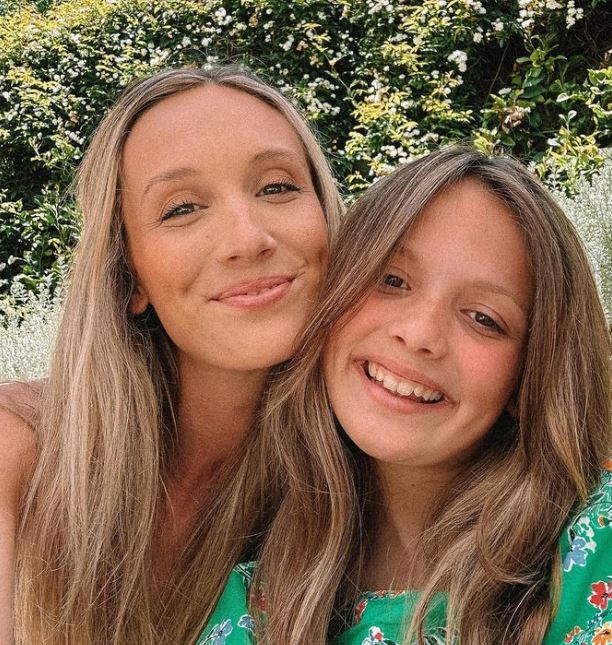 Olivia Perry and her daughter Eden