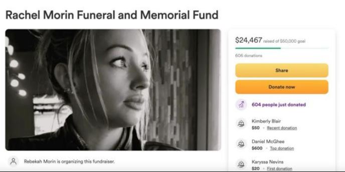 Rachel Morin Wiki, Age, Biography, Husband, Kids, Obituary, Family, Boyfriend & More 8 Rachel Morin's GoFundMe page