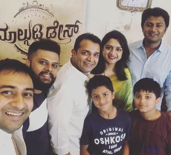Rakshith Shivaram BIO, WIKI, Wife, Age, Daughter, Family, Net Worth, Caste & More 10 Rakshith with his family
