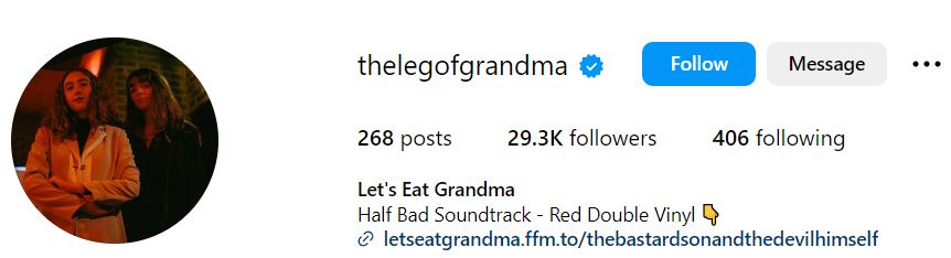 Rosa Walton's Instagram account