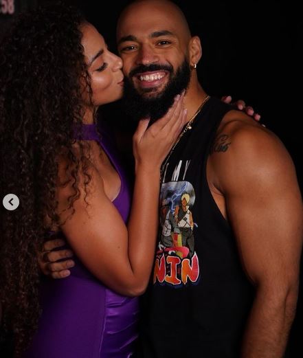 Samantha Irvin with her partner Ricochet
