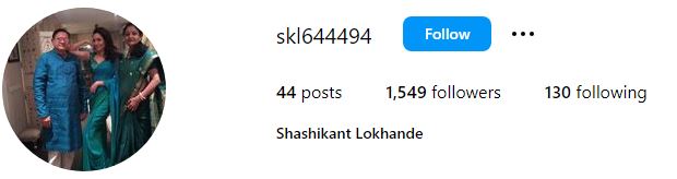 Shashikant Lokhande Wiki (Ankita Lokhande's Father) Age, Wife, Kids, Family, Death & BIO 9 Shashikant Lokhande's Instagram account