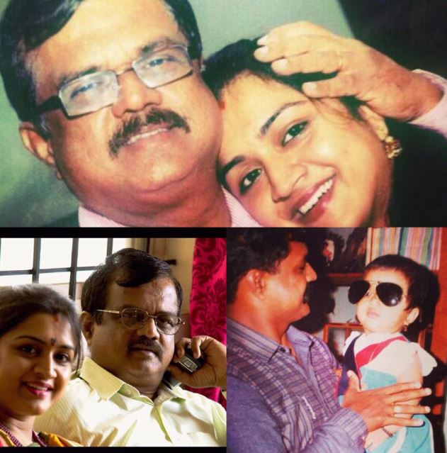 Spandana Raghavendra (Vijay Raghavendra's Wife) Wiki, Biography, Age, Death, Kids, Parents & More 4 Spandana and her father