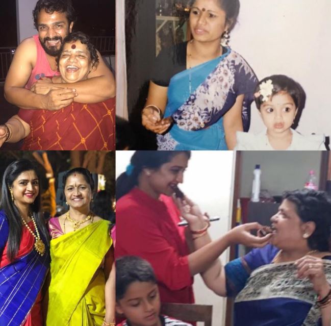 Spandana Raghavendra (Vijay Raghavendra's Wife) Wiki, Biography, Age, Death, Kids, Parents & More 5 Spandana with her mother