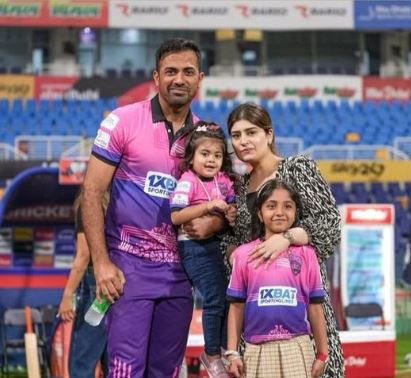 Zainab Chaudhry with her family