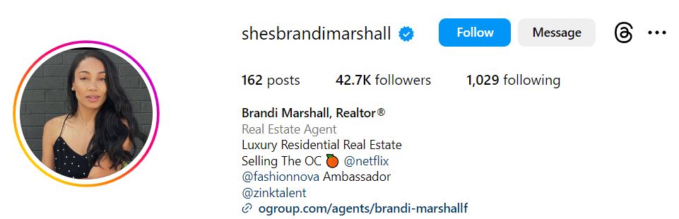 Brandi Marshall Age, Birthday, Husband, Net Worth, Wiki, Kids, Parents, Ethnicity & BIO 10 Brandi Marshall's Instagram account
