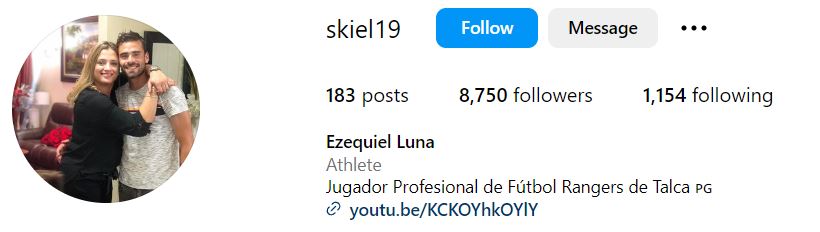 Ezequiel Luna Height, Weight, Age, Wife, Kids, Family, Net Worth, Biography & More 11 Ezequiel Luna's Instagram account