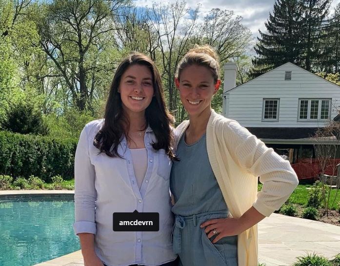Kylie Kelce: Wiki, BIO, Age, Parents, Husband, Kids, Net Worth & More 7 Kylie Kelce with her elder sister