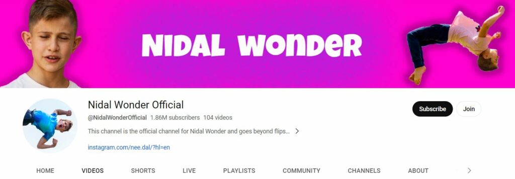 Nidal Wonder Wiki, Age, Height, Weight, Girlfriend, Family, Biography & More 5 Nidal Wonder Youtube channel
