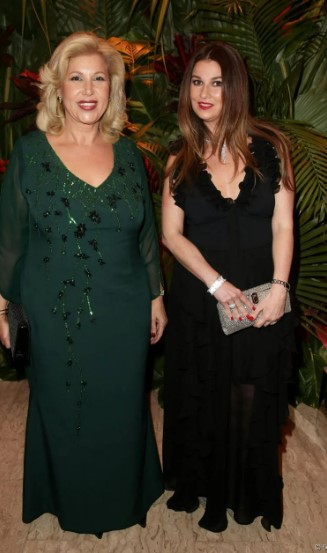 Nathalie Folloroux and her mother Dominique Ouattara