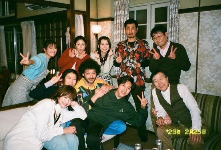 Ryota Bando with his Family