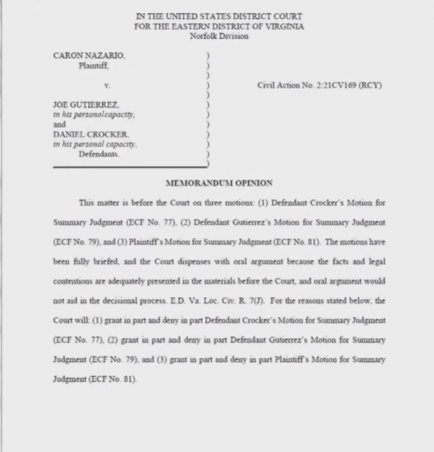 Army officer suing again over violent 2020 traffic stop in Windsor, after appeals judge decision 3 Fourth Circuit hears pepper sprayed Army lieutenants excessive force appeal Case